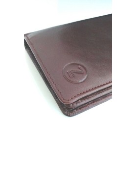 Brązowy portfel skórzany z kolekcji casual