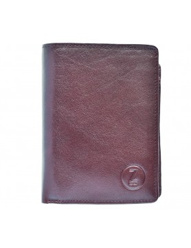 Brązowy portfel skórzany z kolekcji casual
