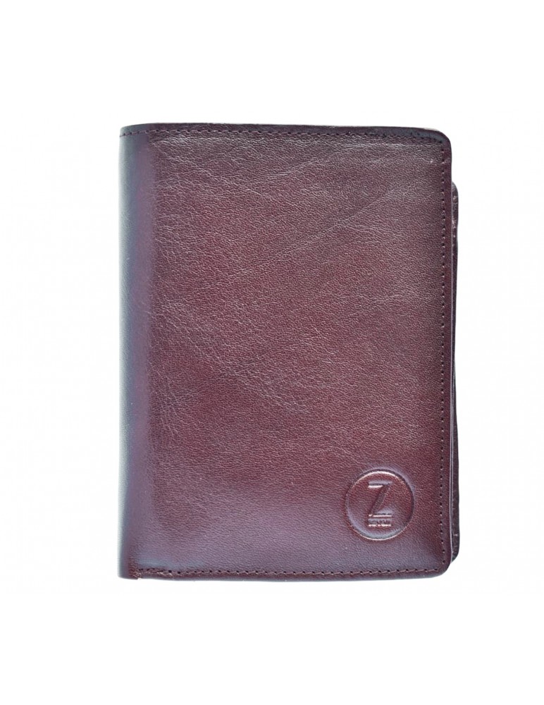 Brązowy portfel skórzany z kolekcji casual