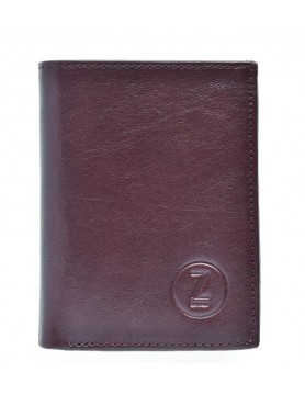 Brown leather case for credit cards