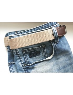Beige belt from the casual collection