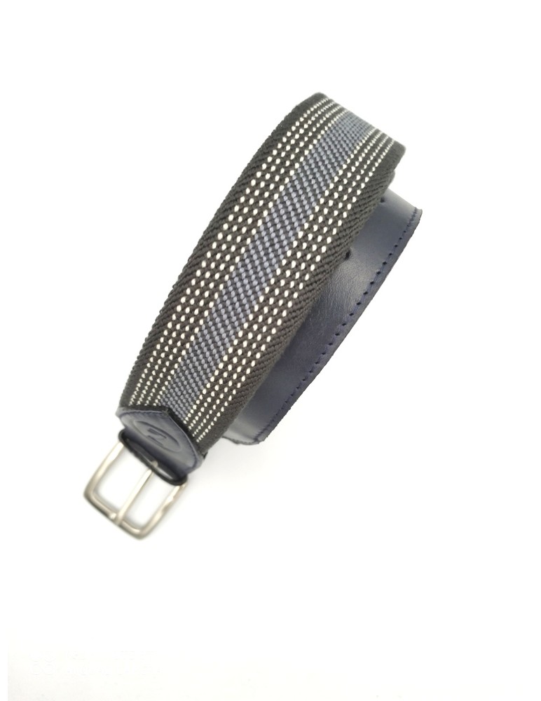 Szaro-błękitny pasek z kolekcji casual