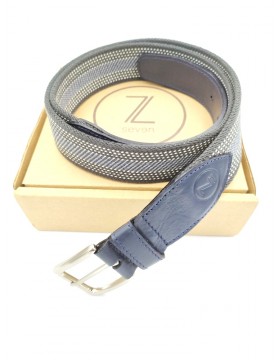 Gray and blue belt from the casual collection