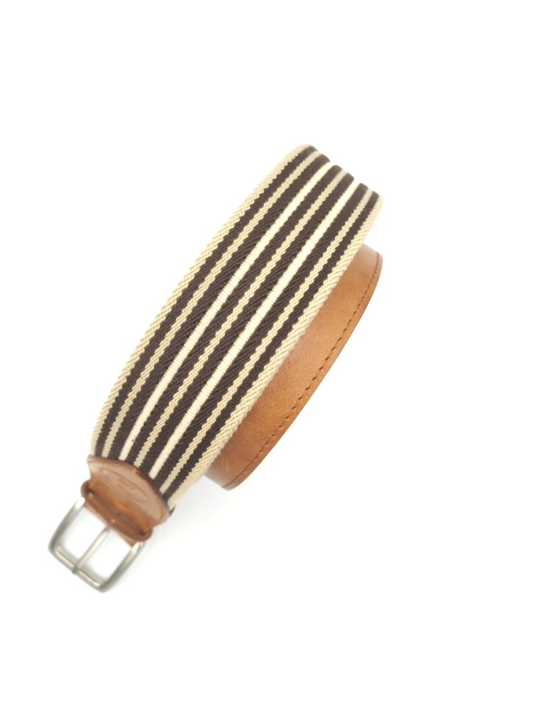 Beige and brown belt from the casual collection