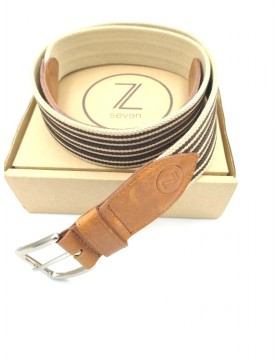 Beige and brown belt from the casual collection